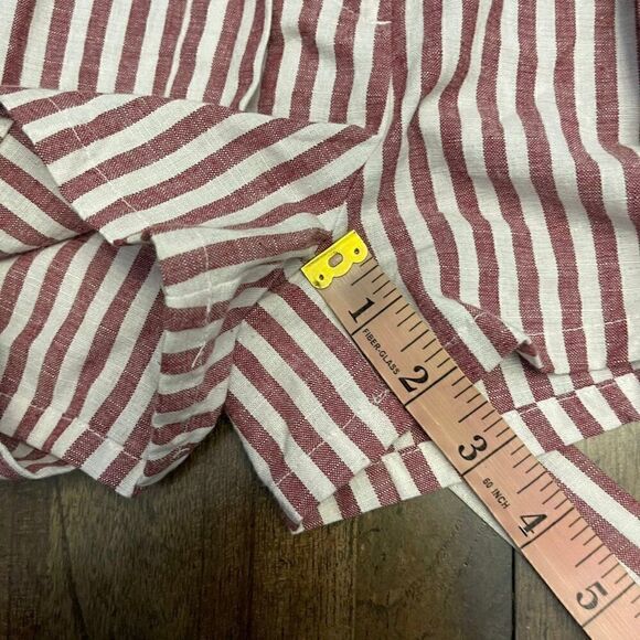 Love Tree Striped Paper Bag Shorts - Picture 11 of 12